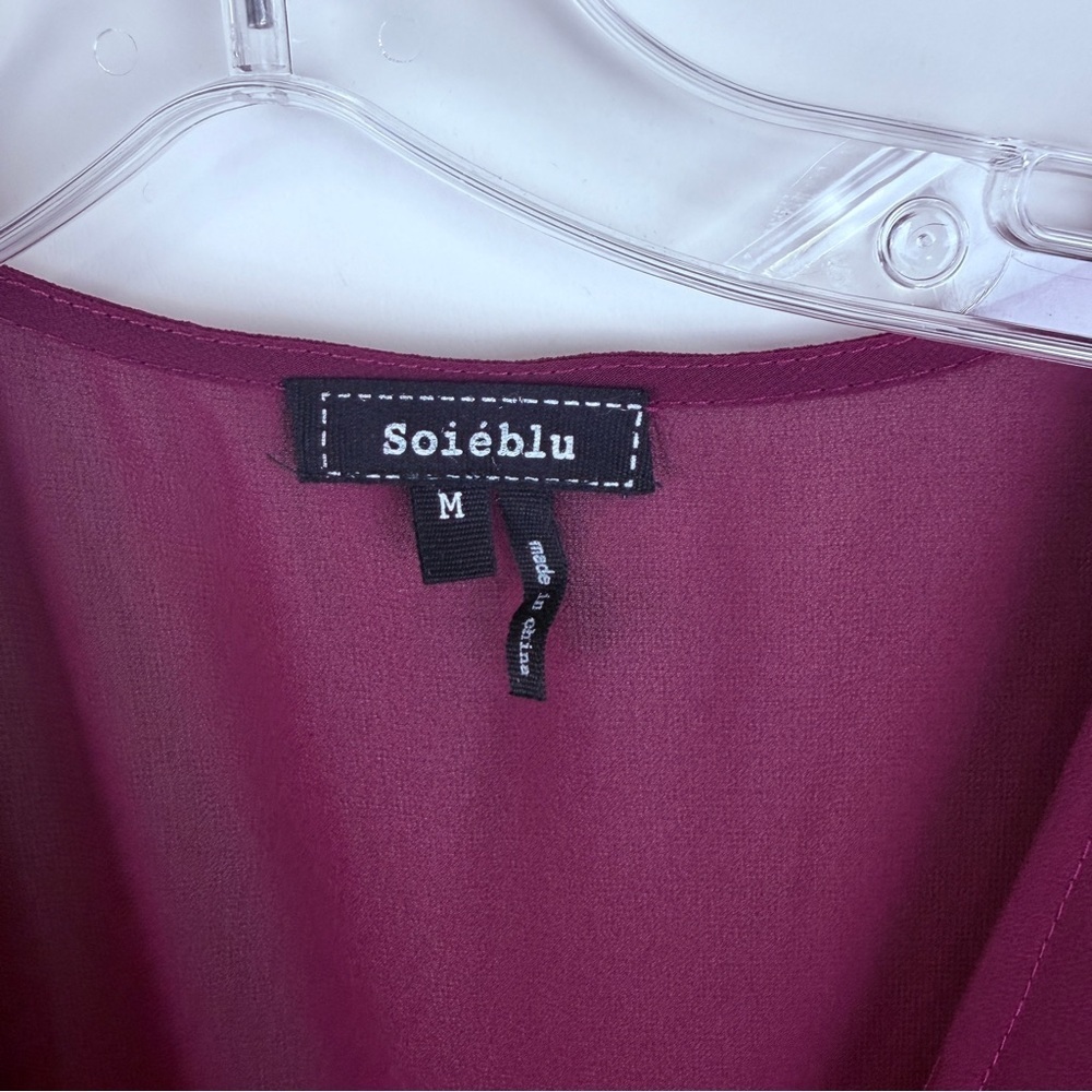Soieblu Women’s V-Neck Floor Length Dress - Picture 4 of 10